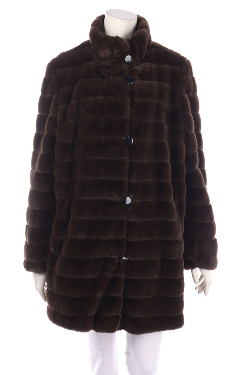 PETITE M. - Fake Fur-Mantel - D 42