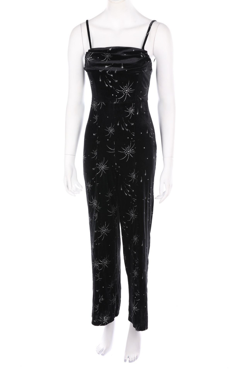 CIDER - Samt-Jumpsuit mit Glitzer - XS
