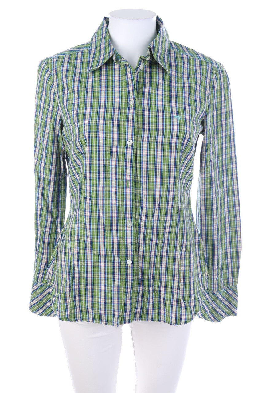 ESPRIT - Hemd-Bluse mit Karo-Muster - M