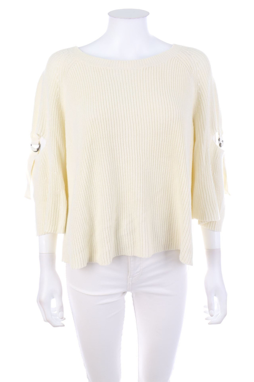 1. STATE - Strick-Pullover mit Cut-outs - L