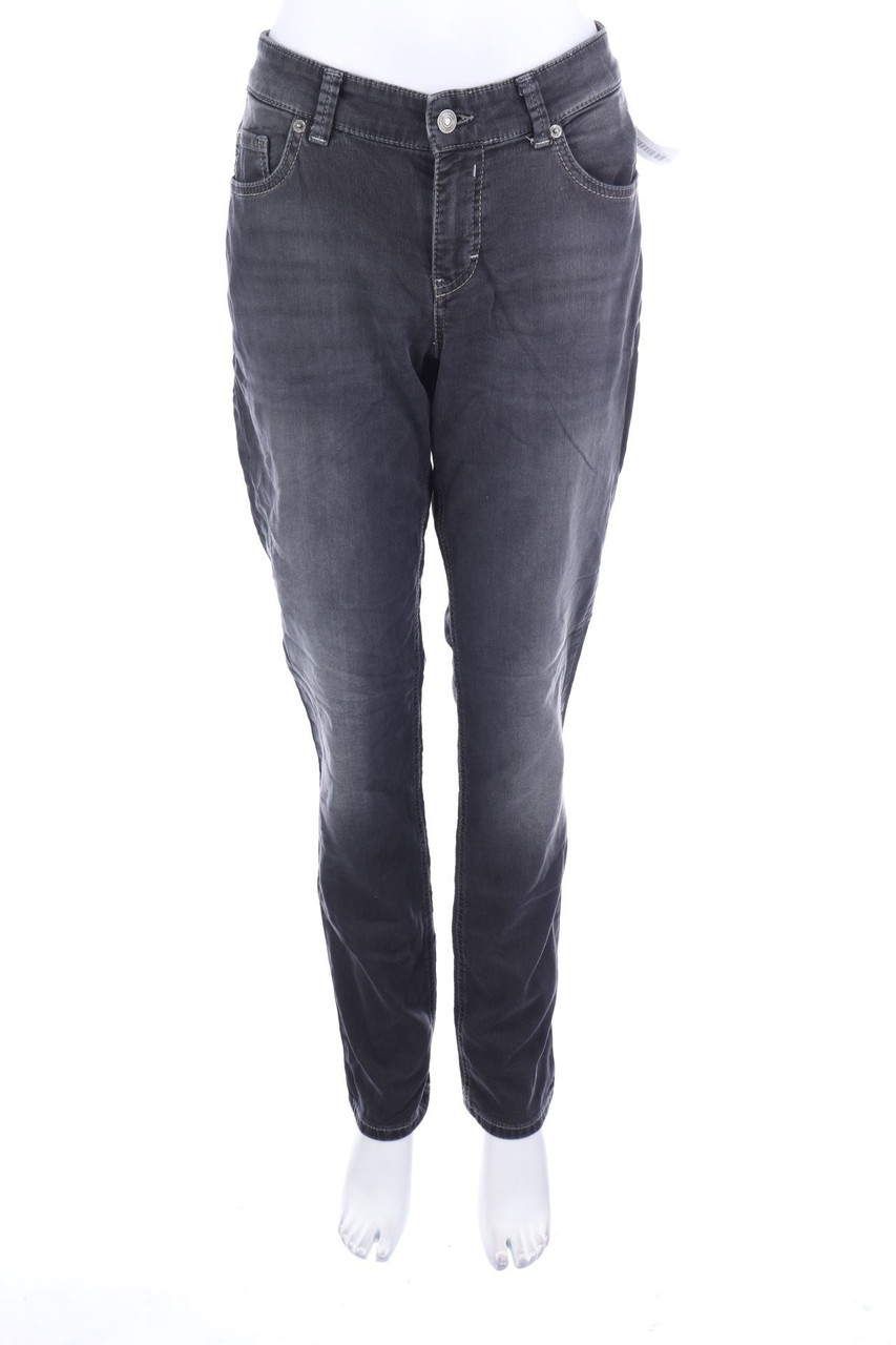 MAC - Slim Jeans im Used Look - D 42