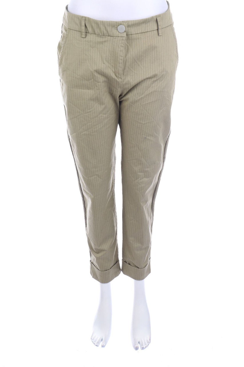 IKKS WOMEN - Streifen-Chino-Hose mit Galonstreifen - D 40