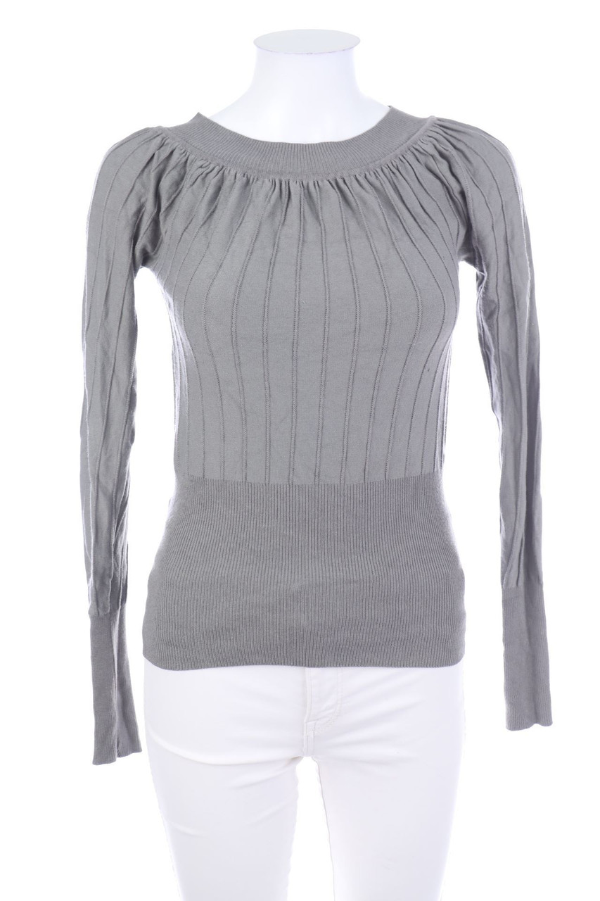 Ohne Label - Strick-Pullover aus Baumwoll-Mix - XS