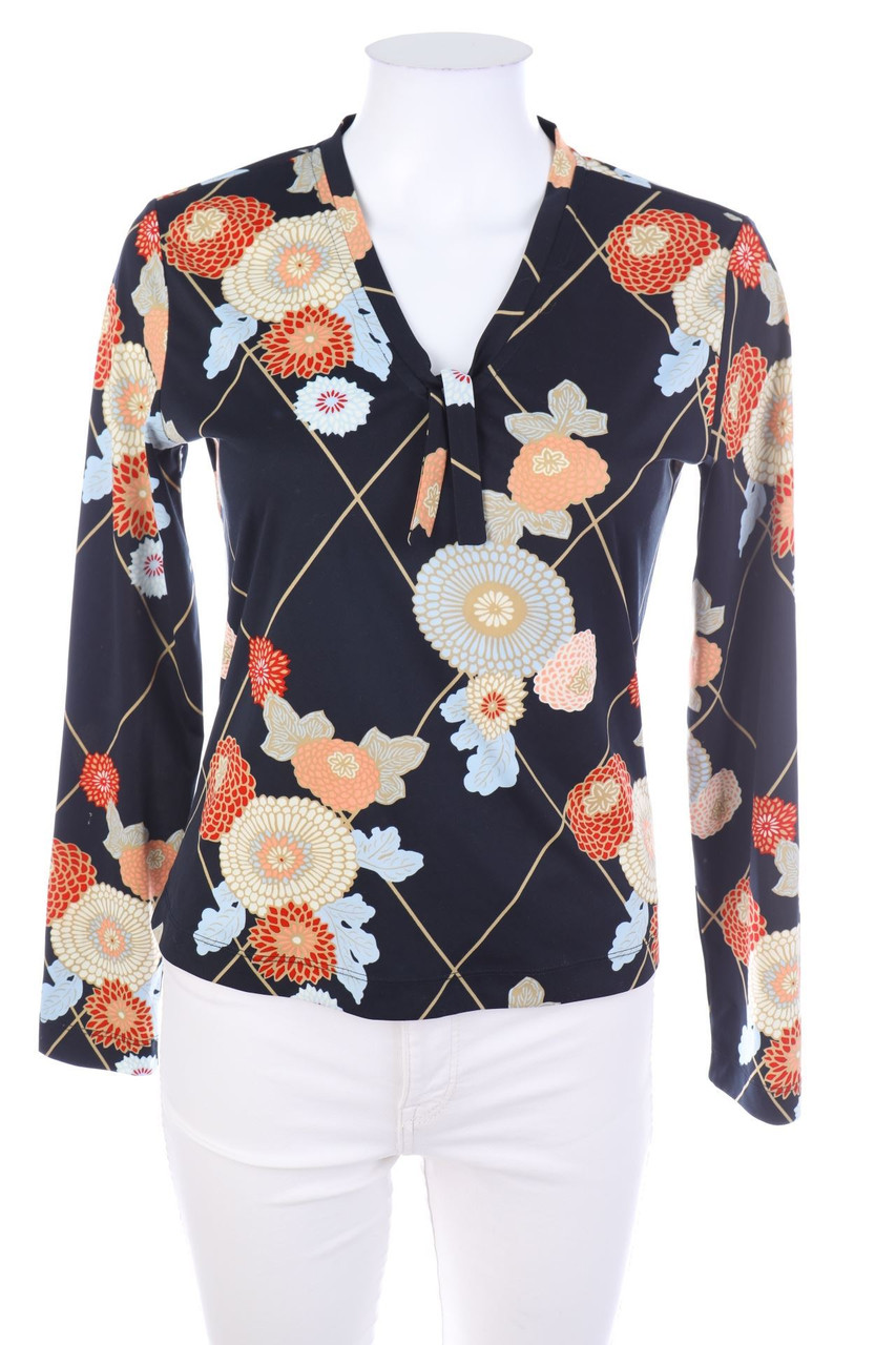 MEXX - Longsleeve-Shirt mit floralem Muster - M
