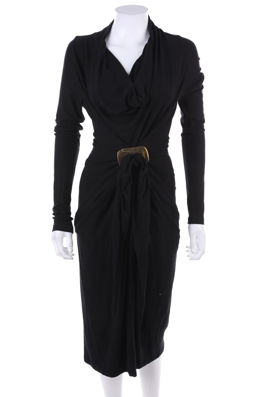 DONNA KARAN COLLECTION - Maxi-Kleid mit Wolle - S