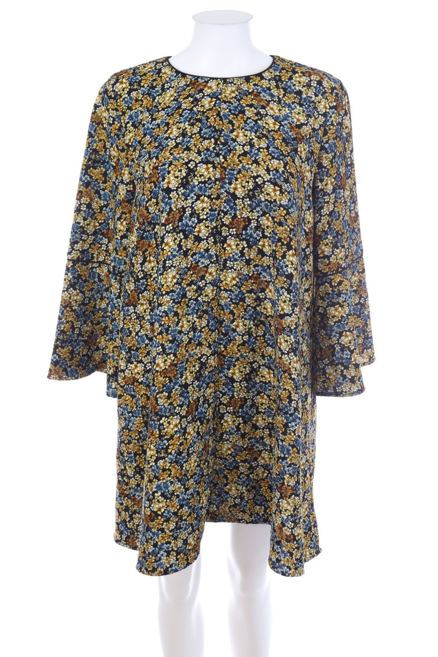 ZARA - Shift-Kleid mit Blumen-Print - XL