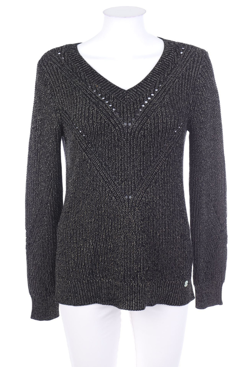 UTA RAASCH - Strick-Pullover mit Glitzer - D 36
