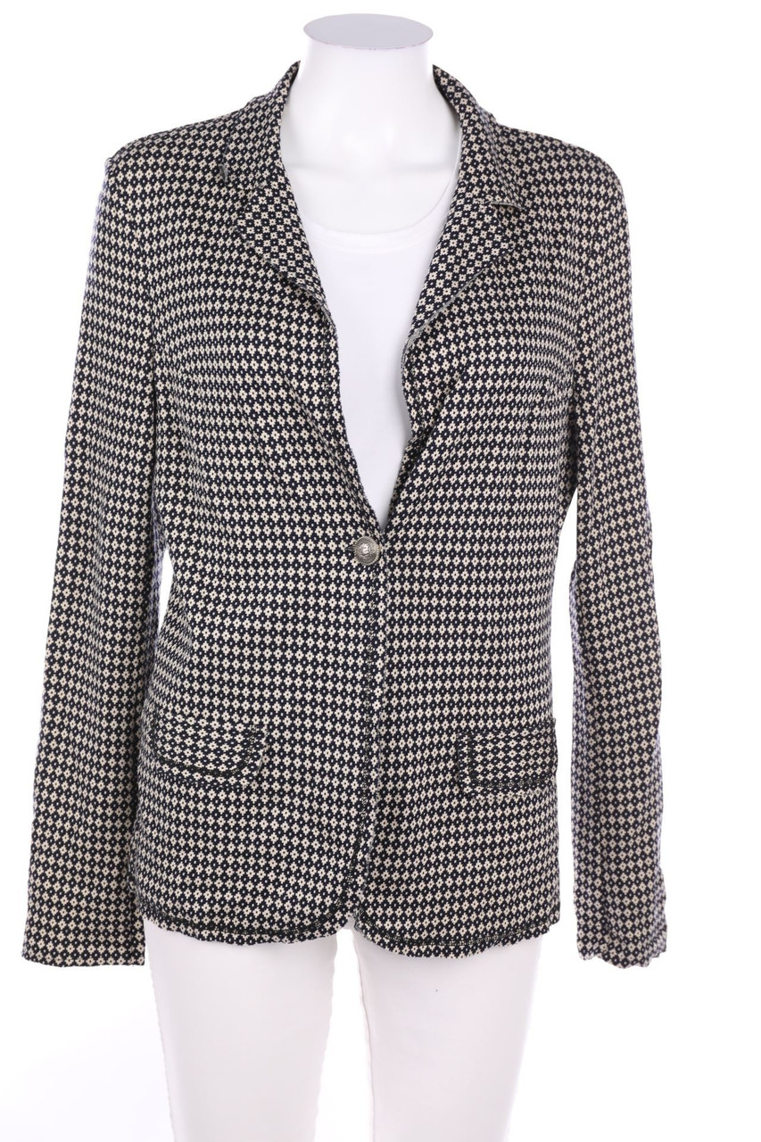 Sa´ Sa - Jersey-Blazer mit Print - L