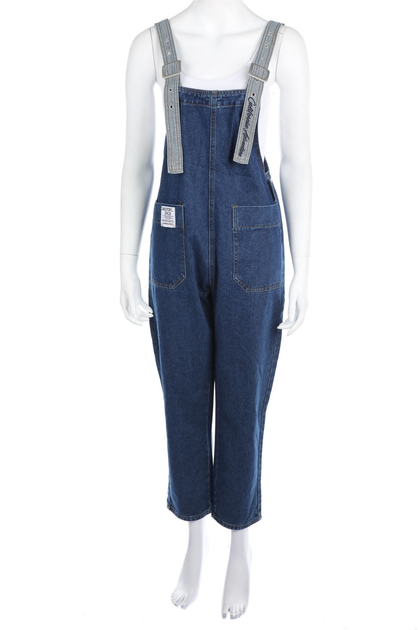 Rostory Child - Jeans-Latzhose mit Logo-Patch - W32
