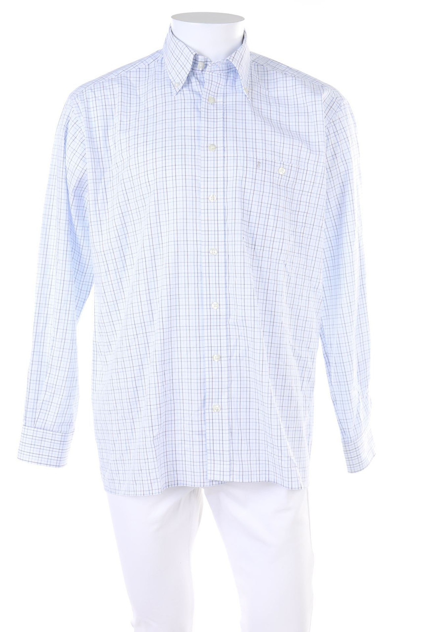 eterna EXCELLENT - kariertes Button-down-Hemd - 40