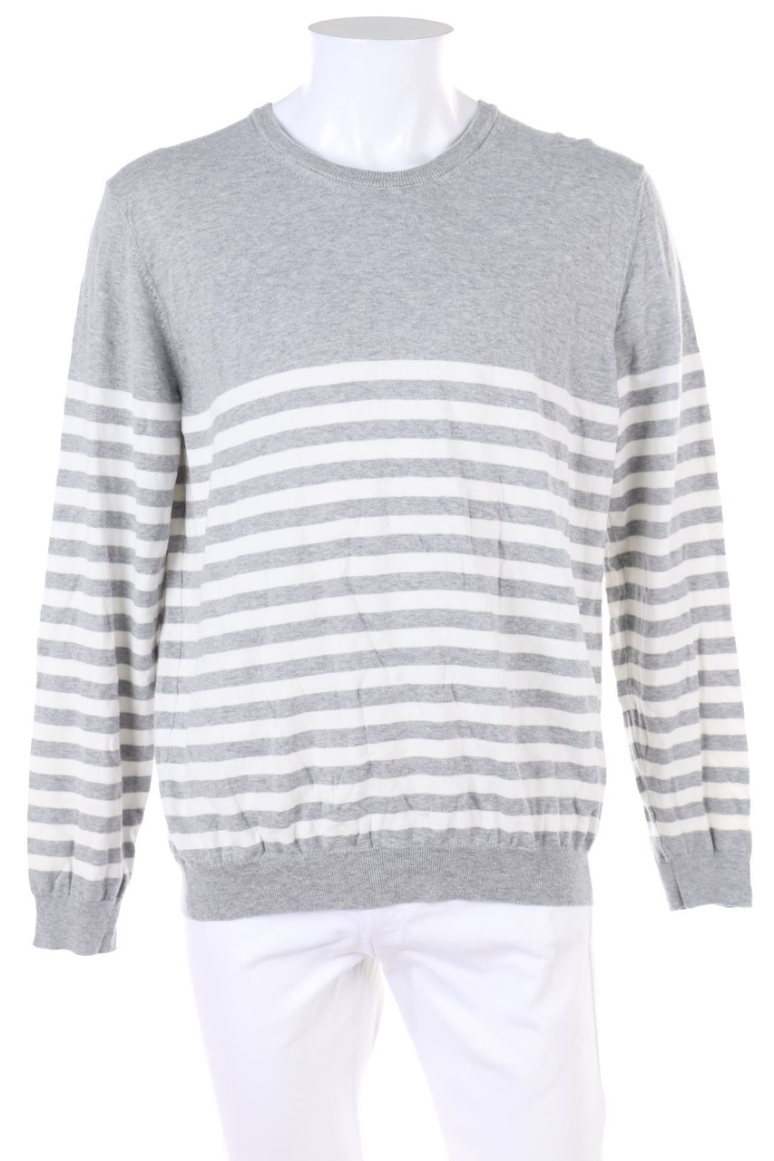 BRAX FEEL GOOD - Pullover aus Baumwoll-Mix mit Streifen - 54