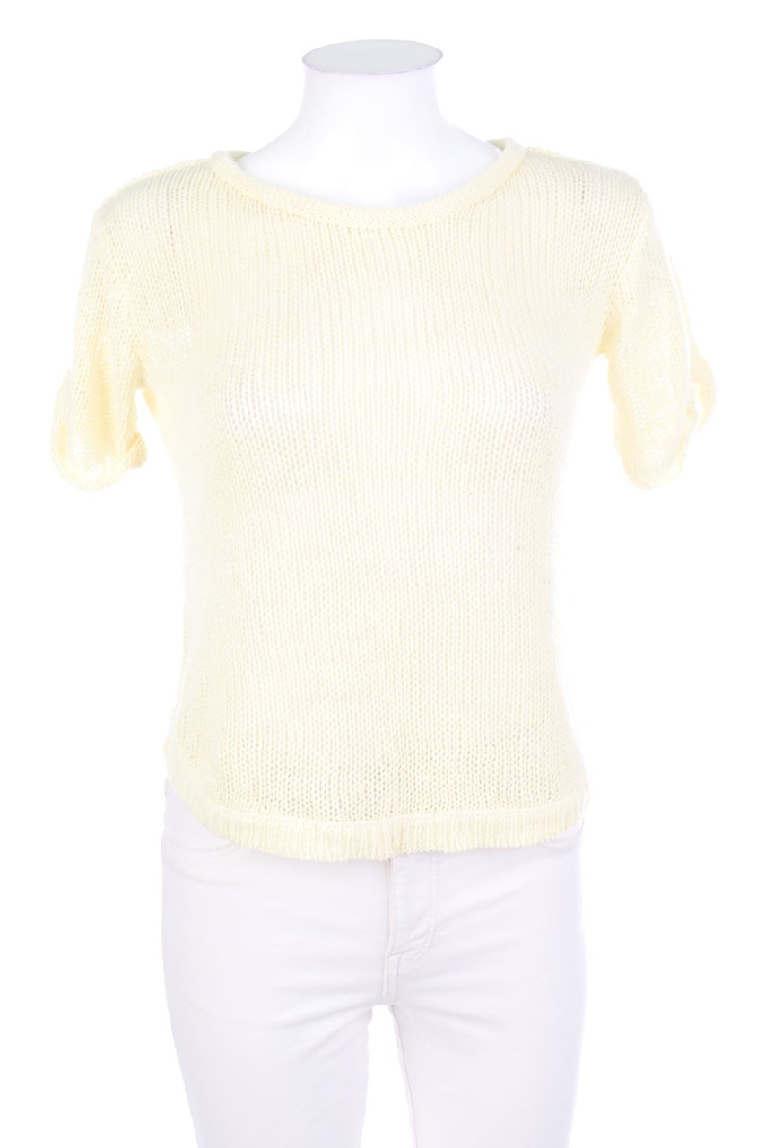 H&M - Strick-Kurzarm-Shirt - XS