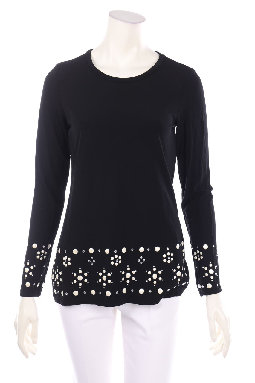 MICHAEL MICHAEL KORS - Longsleeve-Shirt mit Applikationen - S