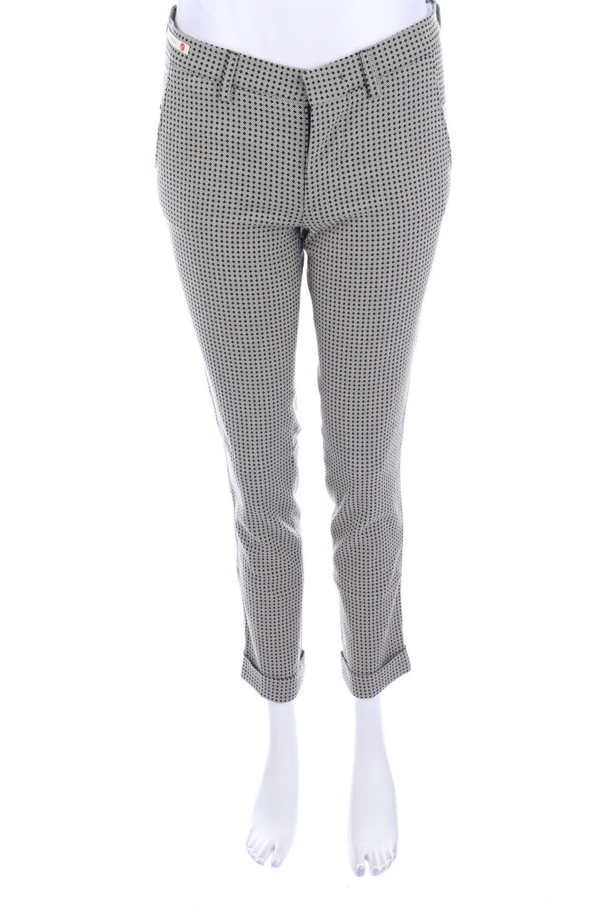 BERWICH - Chino-Hose mit geometrischem Muster - D 32
