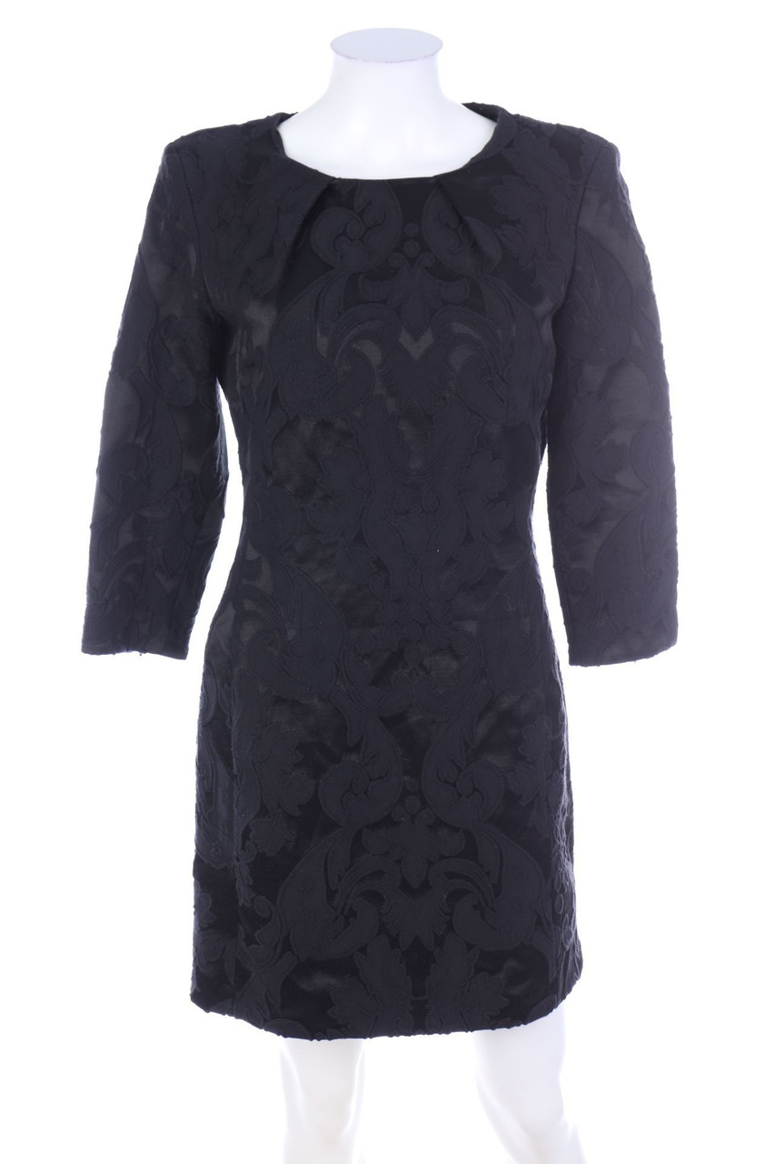 MANGO SUIT - Cocktailkleid mit floralem Muster aus Jacquard - S