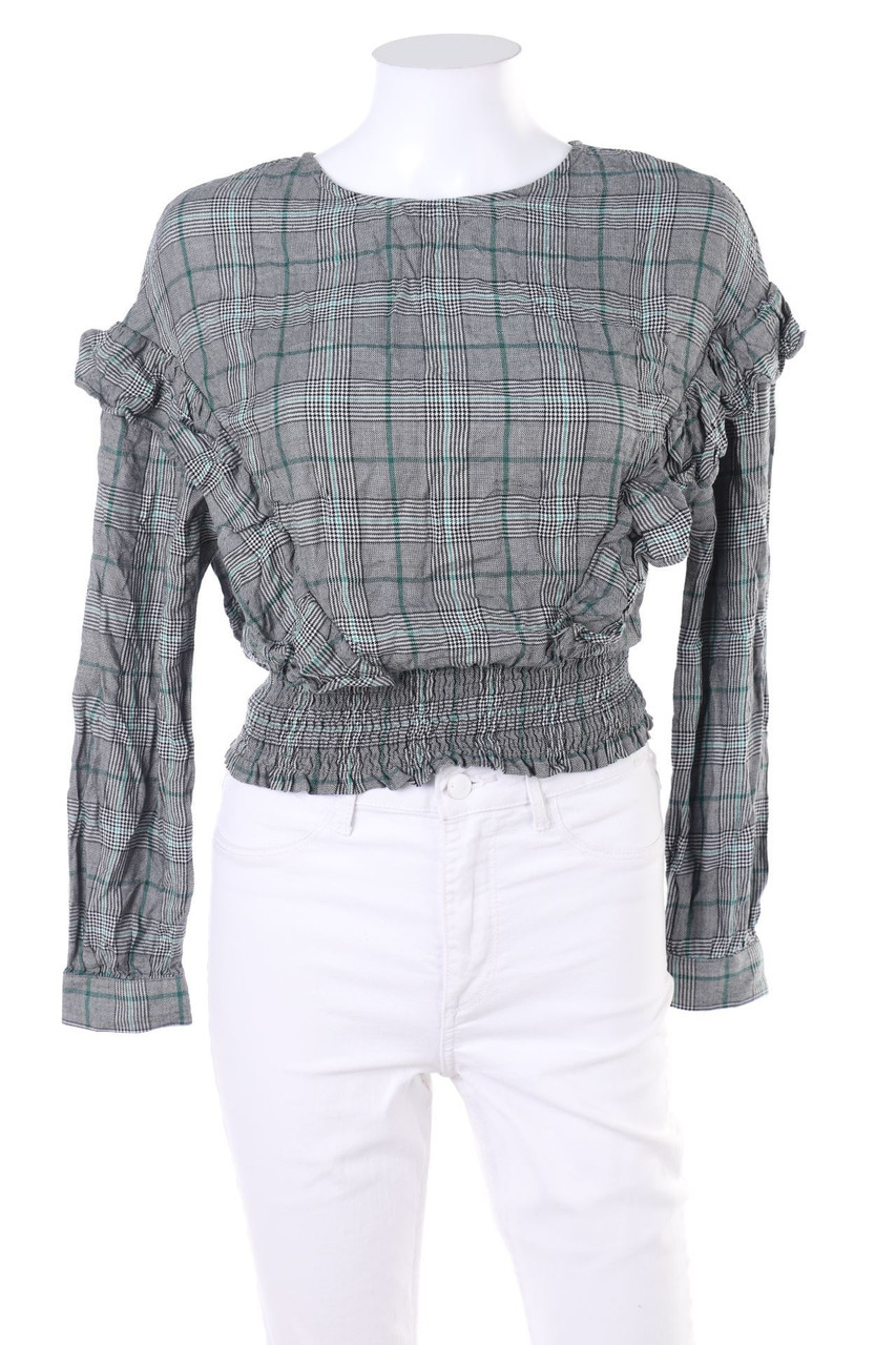 Bershka - Longsleeve-Shirt mit Volants - D 34