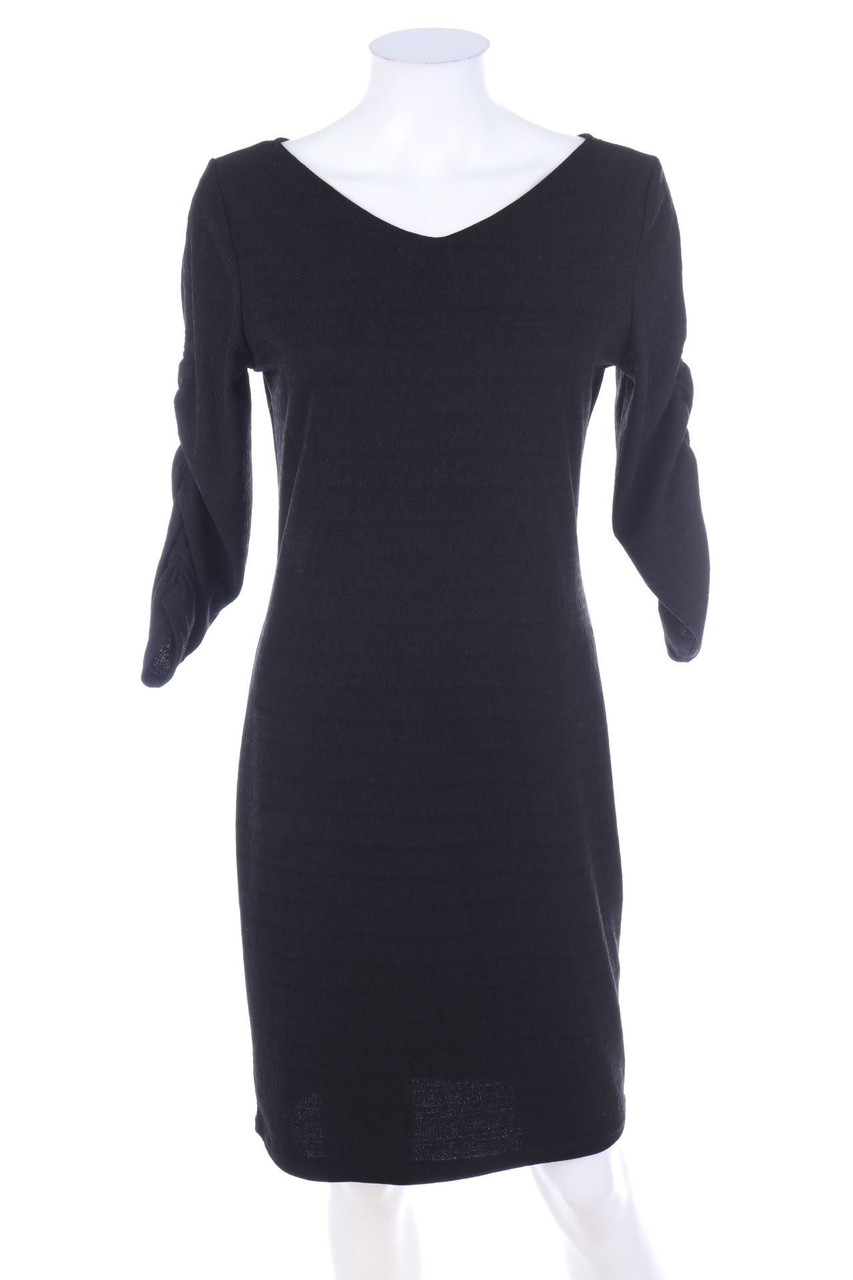 Ohne Label - Kleid mit Raffungen - D 36