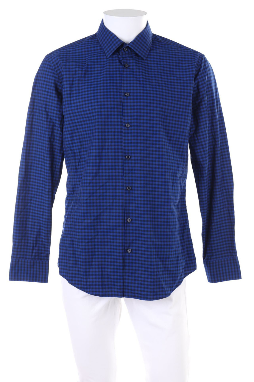 Jake*s - kariertes Hemd aus Baumwolle - 41