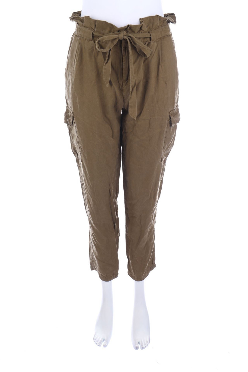 promod - Paperbag-Hose mit aufgesetzten Taschen - M