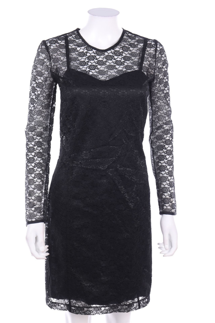 Ohne Label - Abend-Kleid aus Spitze - D 34