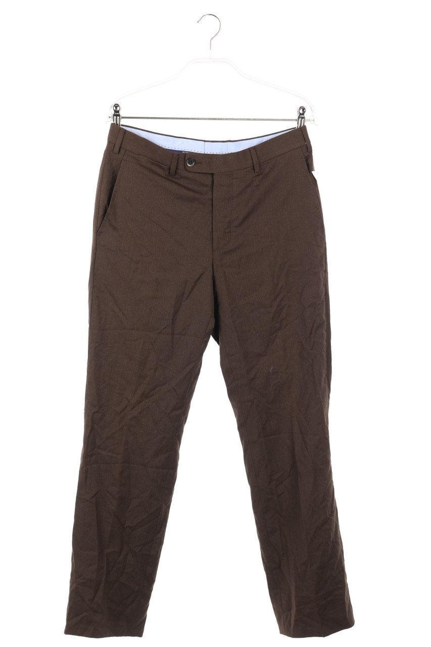 BERNIE´S - Bundfalten-Hose aus Wolle - 46
