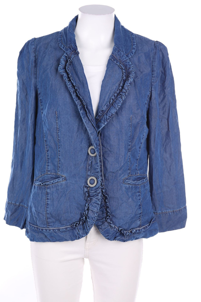 DANINI - Blazer-Jacke in Denim-Optik - D 42