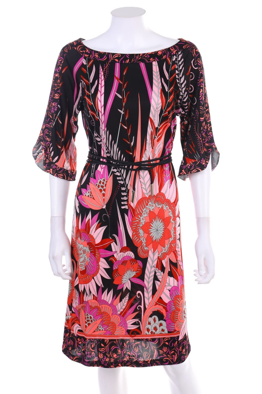 MARELLA - Kleid mit Blumen-Print - M