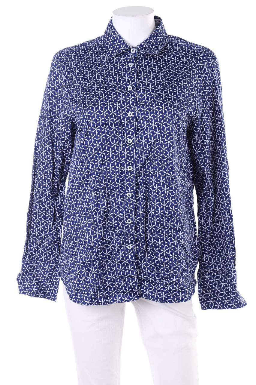 eterna - Hemd-Bluse mit Blumen-Print - D 42