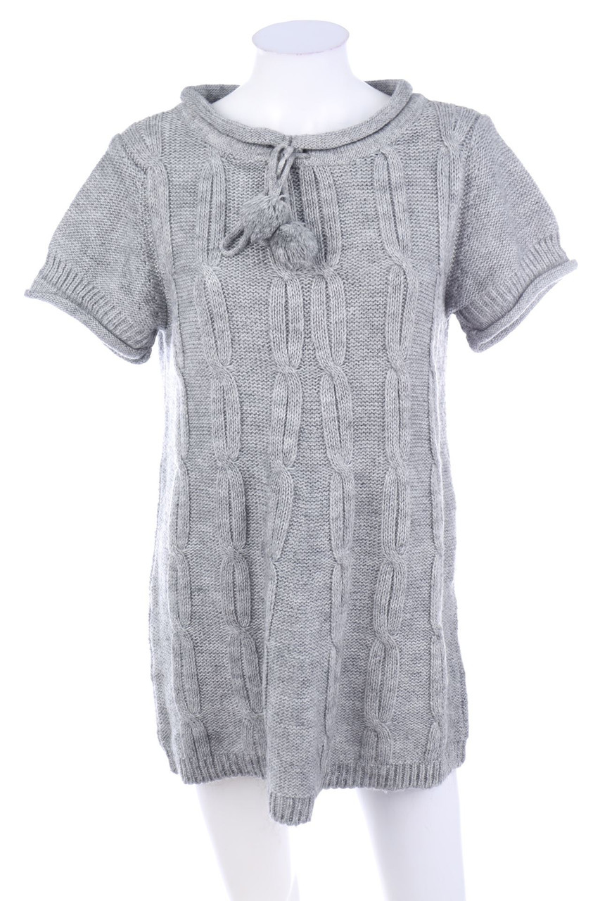 Ohne Label - Strickkleid aus Woll-Mix - D 36