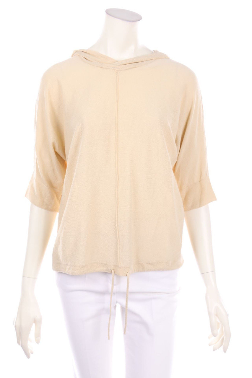 OPUS - Batwing-Pullover mit Kapuze - D 40