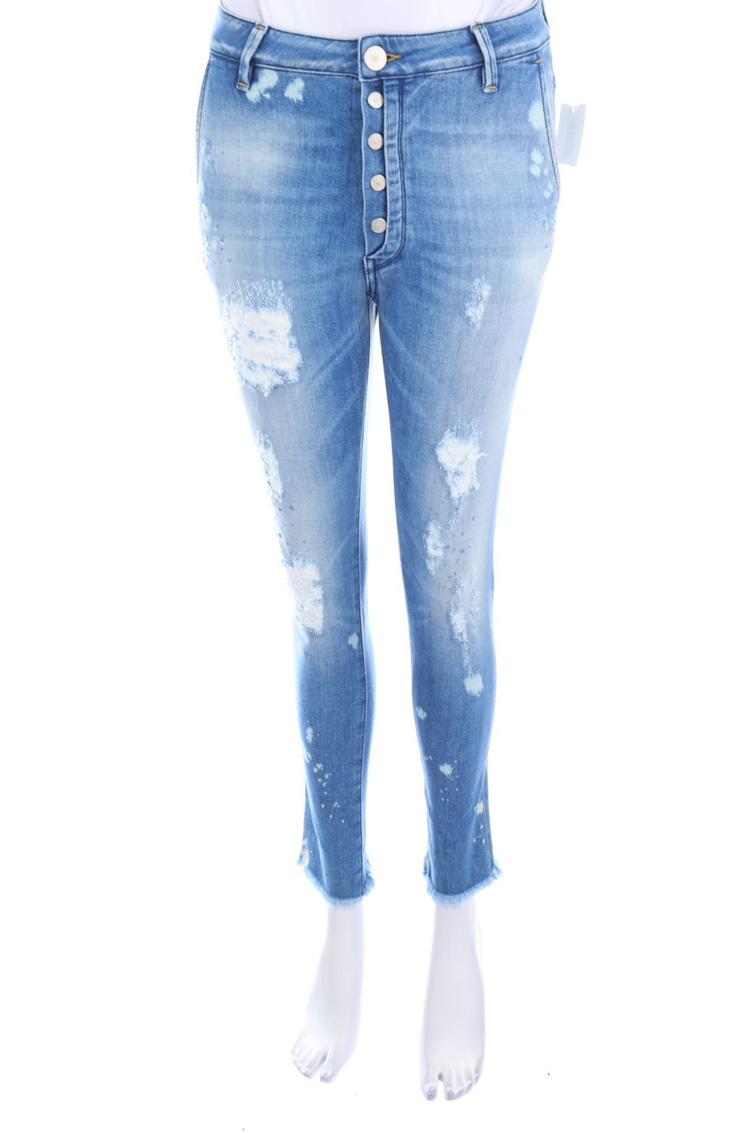 DON´T CRY - Destroyed Skinny-Jeans - W27