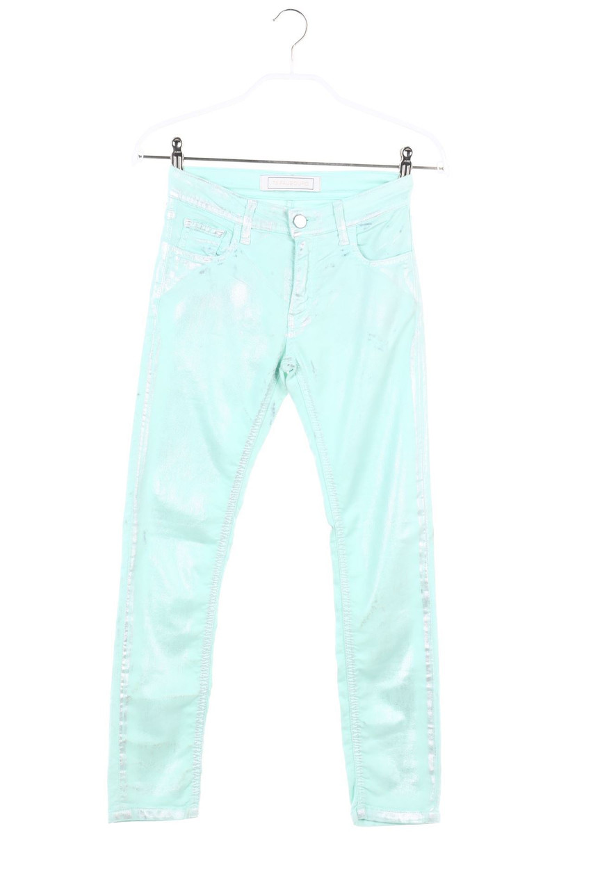 75 FAUBOURG - Used Look Jeggings mit Metallic-Effekt - W25
