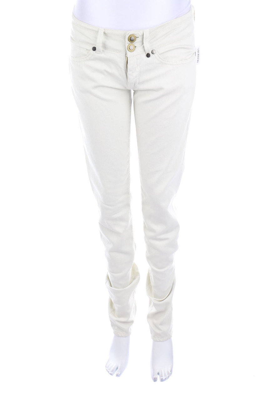 QUODLIBET - Straight Cut Jeans mit Logo-Patch - W28