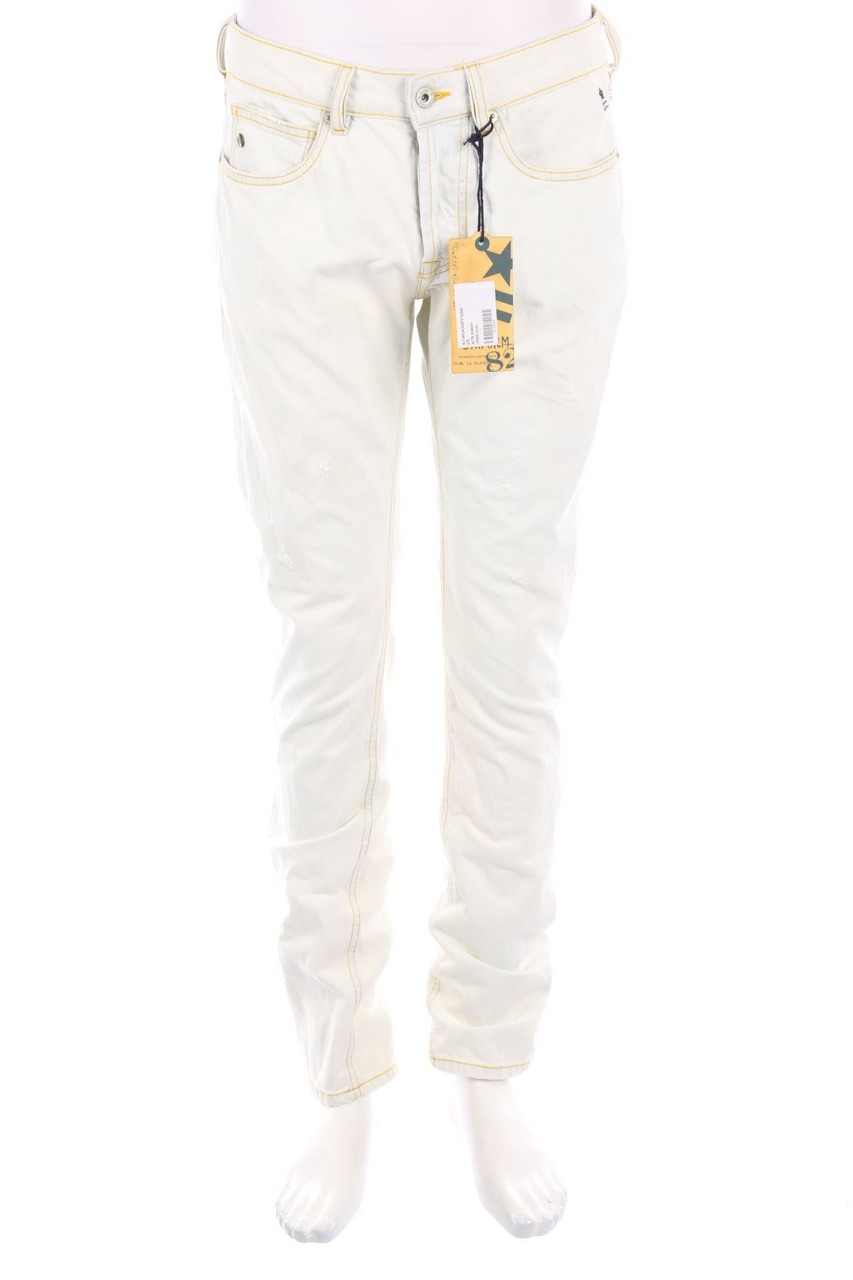 UNIFORM - Distressed Straight Cut Jeans - W32