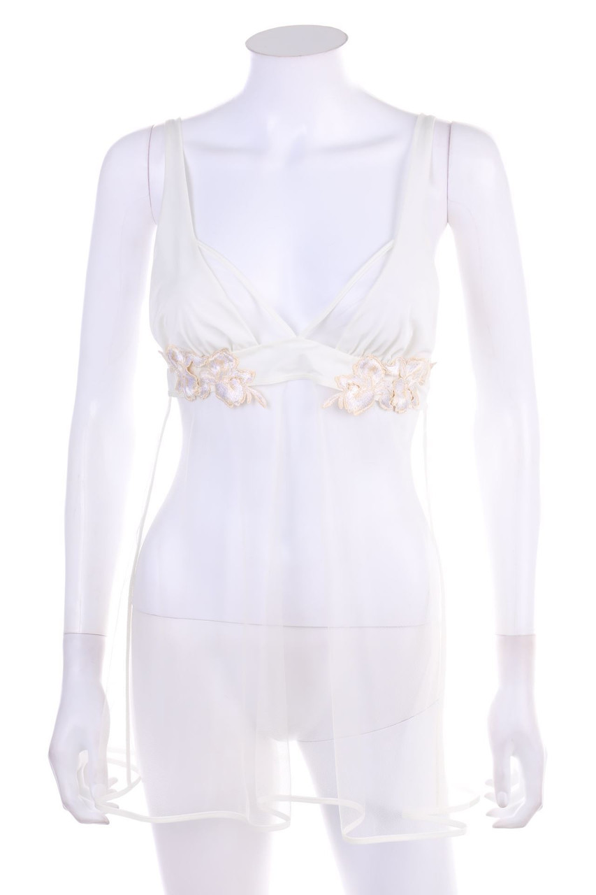 parah - Mesh-Top mit Stickereien - D 36