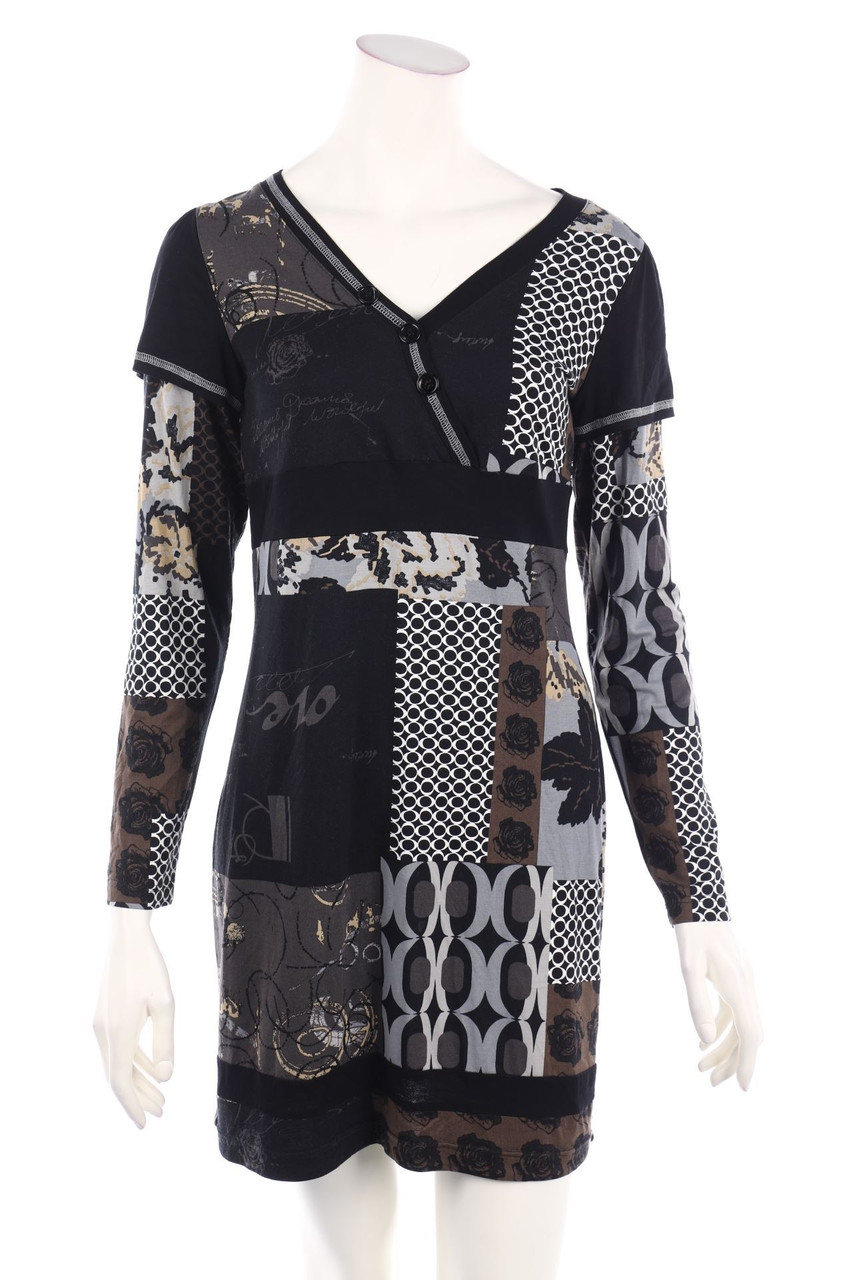 MANDARIN - Kleid mit Print - D 36