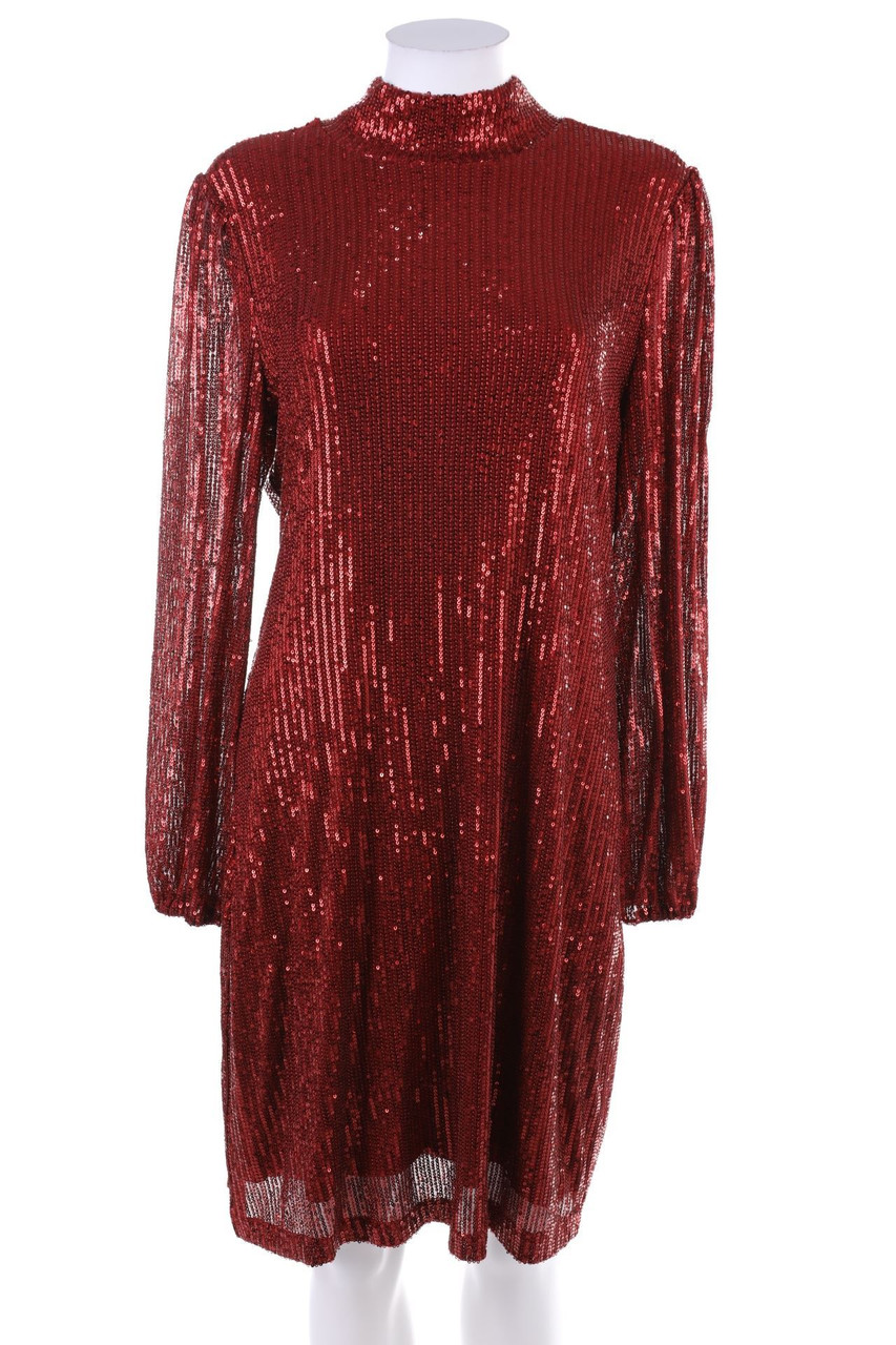 MRS & HUGS - Pailletten-Shift-Kleid - D 40