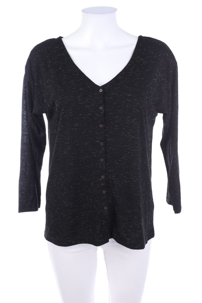 Ohne Label - Jersey-Cardigan mit Glitzer - M