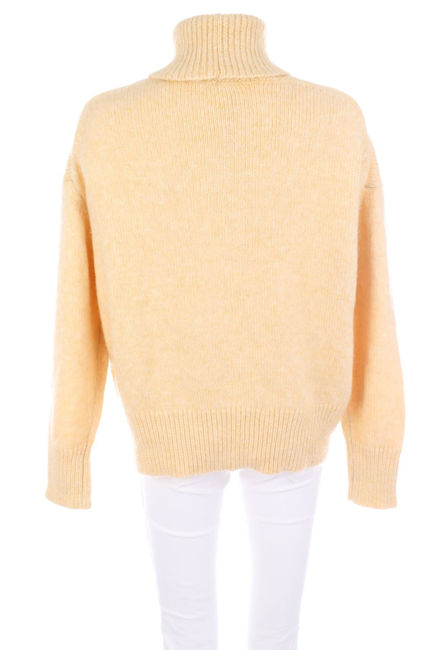 ZARA Strick-Pullover mit Alpaka M