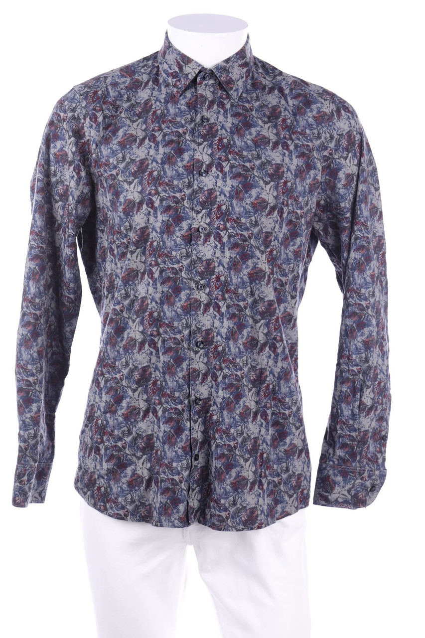 OLYMP Level Five - Print-Hemd aus Baumwolle - 40