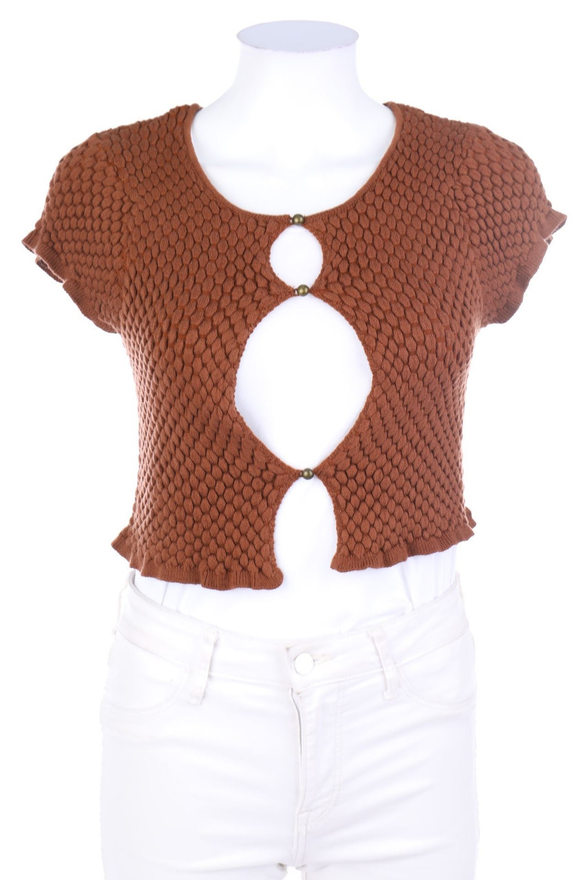 URBAN OUTFITTERS - Cropped-Cardigan - L