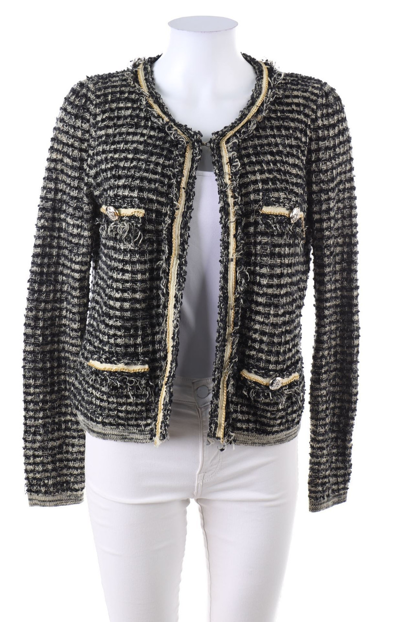 Ohne Label - Blazer-Jacke mit Metallic-Effekt - ONE SIZE