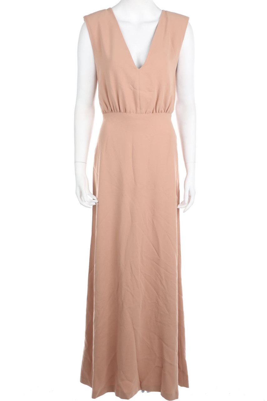 ELISABETTA FRANCHI - Maxi-Abendkleid mit tiefem Rückenausschnitt - D 42