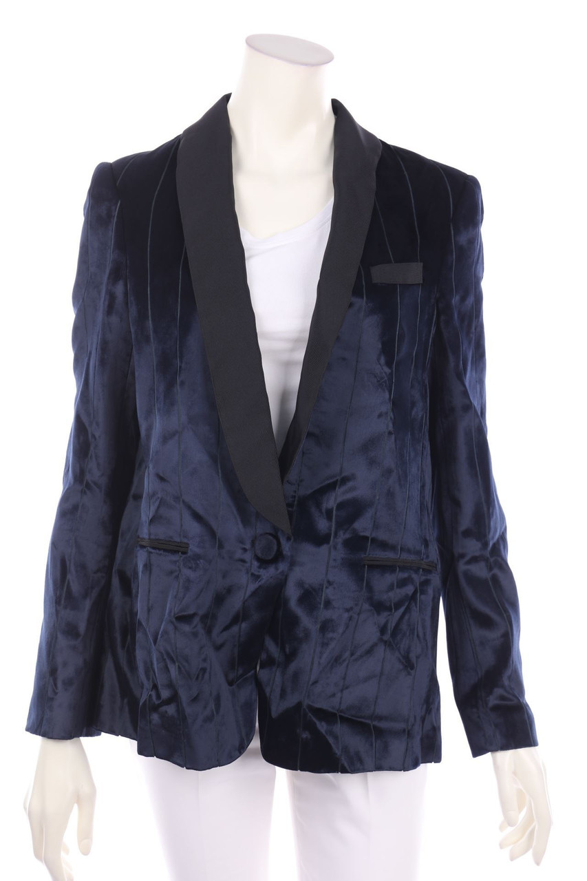Façonnable - Samt-Blazer aus Seiden-Mischung - D 38