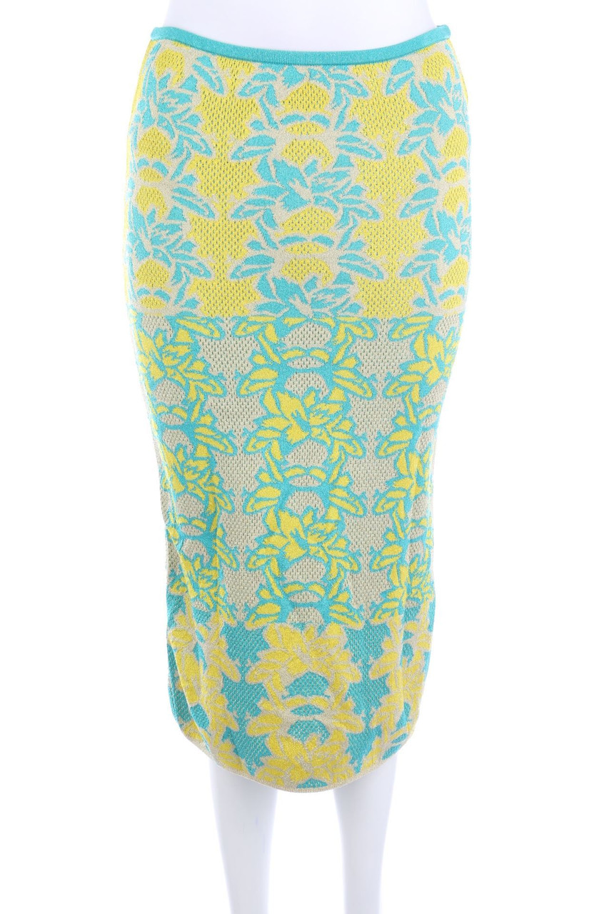 MISSONI - Strickrock mit floralem Muster - D 38