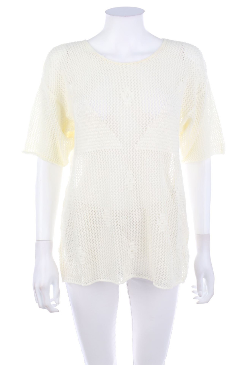 MM6 Maison Margiela - Strick-Pullover aus Lochstrick - XS