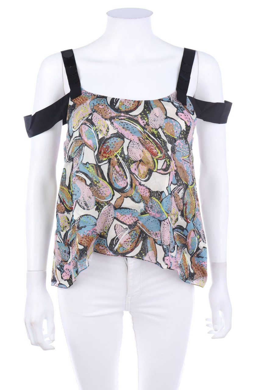 MAIYET - Glitzer-Seiden-Bluse - D 38