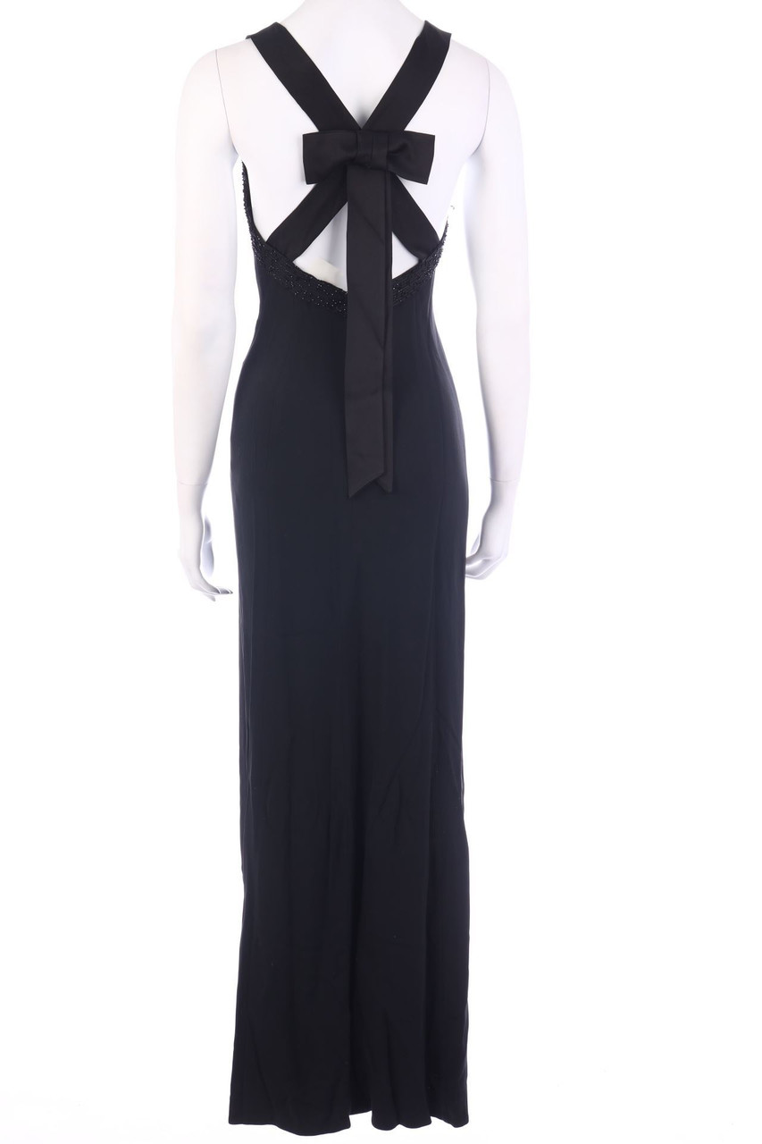 Giorgio Grati - Maxi-Abendkleid mit Perlen - D 34