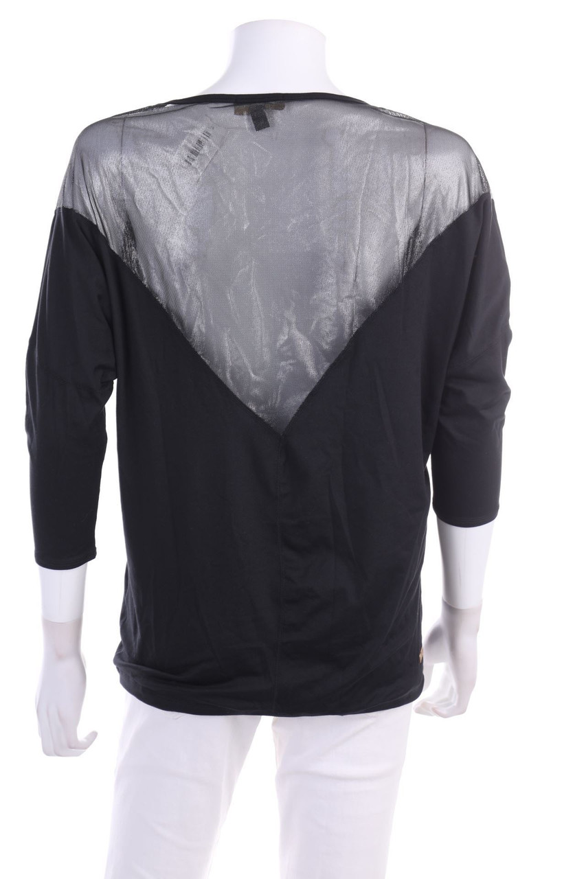 ALALA - Batwing-Shirt mit Mesh-Einsatz - S