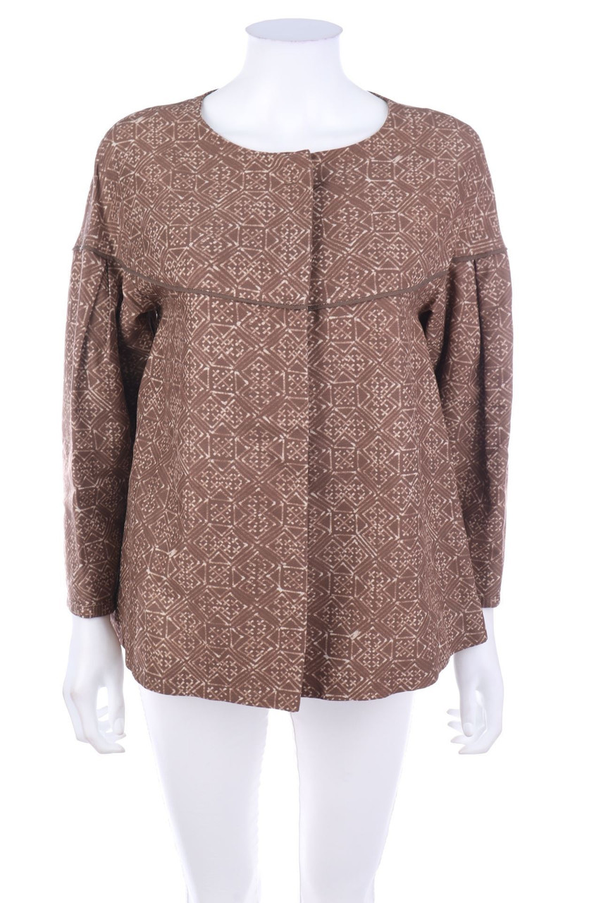 momonì - Blazer-Jacke mit Geo-Print - D 36